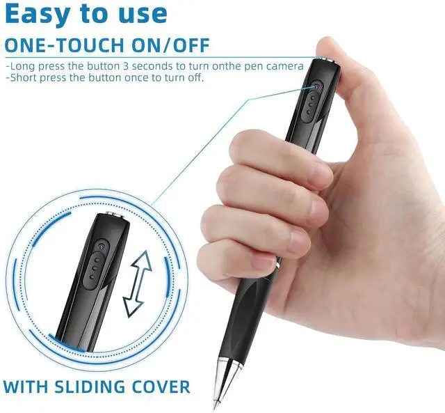 Alt view image 4 of 6 - 1080P Wifi Mini Pen Camera Micro Cams Voice Recorder Multifunctional Home Security Surveillance Body Camcorder