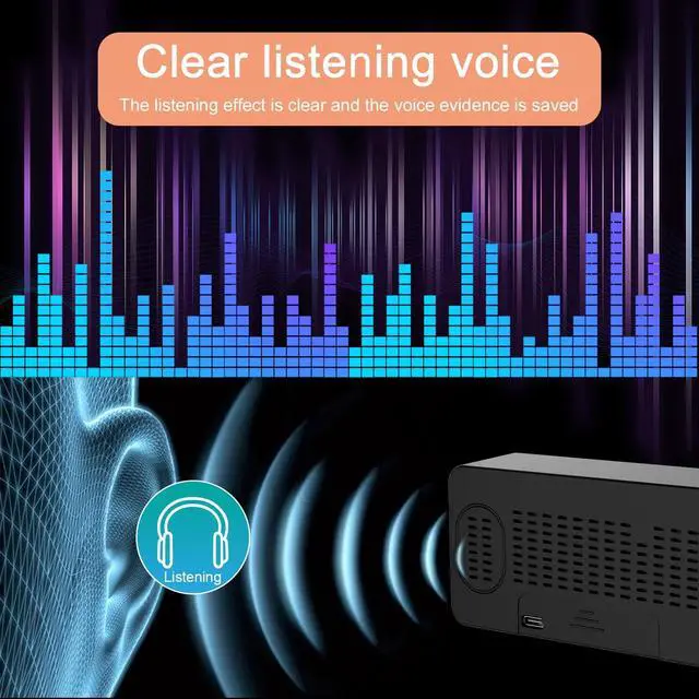 Alt view image 6 of 6 - Mini Alarm Clock Camera Full HD Video 1080P Wireless Wifi Control Infrared Night Vision Home Surveillance Monitor Camera