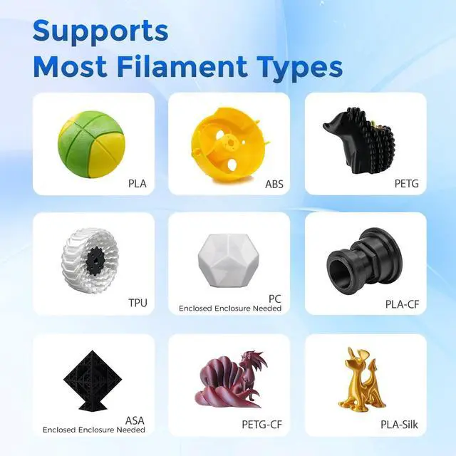 Alt view image 3 of 7 - Flashforge Adventurer 5M 3D Printer, 600mm/s High Speed Printing & Screen, 1 Count, 8.7 x 8.7 x 8.7''