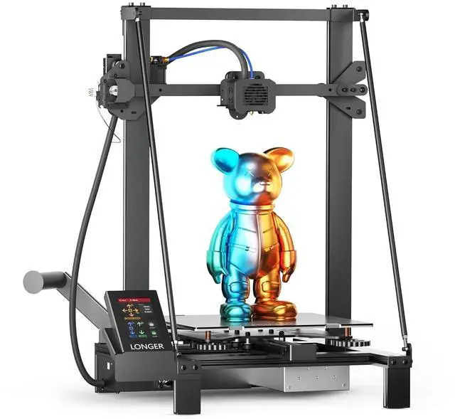 Main image of Longer LK5 Pro 3 3D Printer Large 11.8" x 11.8" x 15.7" Printing Size,FDM Technology,Fully Open Source TMC 2209 Motherboard,Resume Printing,95% Pre-Assembled Perfect for Beginners