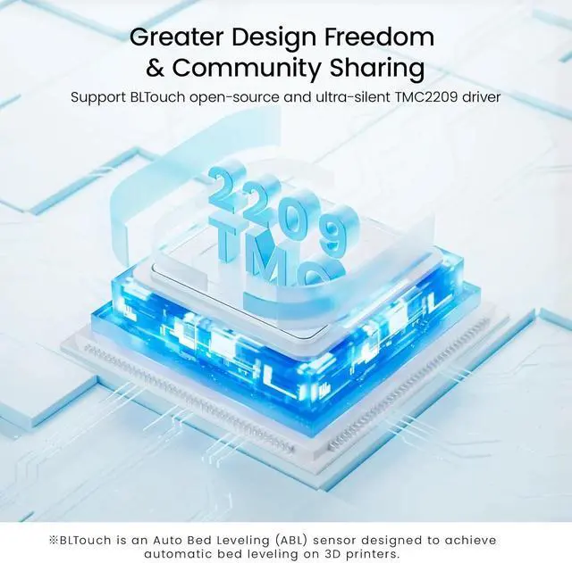 Alt view image 5 of 6 - Longer LK5 Pro 3 3D Printer Large 11.8" x 11.8" x 15.7" Printing Size,FDM Technology,Fully Open Source TMC 2209 Motherboard,Resume Printing,95% Pre-Assembled Perfect for Beginners