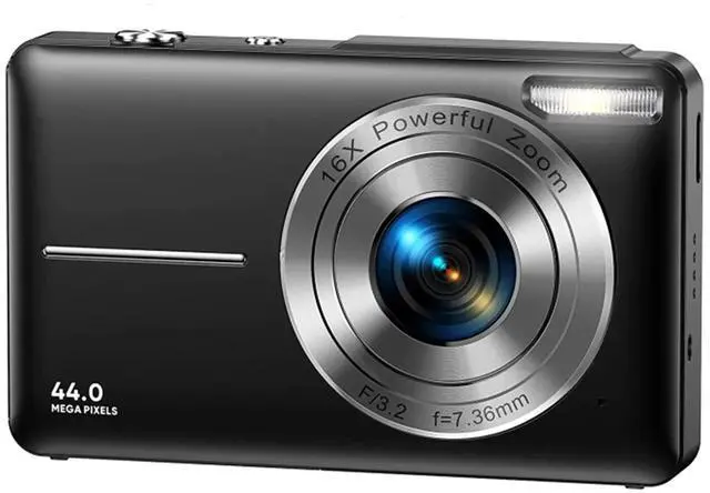 Main image of 1080P Digital Camera 44MP 16X Digital Zoom Compact Point and Shoot Camera Portable Small Camera Starter Camera for Teens Students Boys Girls Seniors