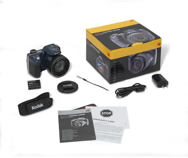 Alt view image 4 of 7 - KODAK PIXPRO AZ528 Astro Zoom BSI-CMOS Bridge Digital Camera - 16MP 52X 1080p Wi-Fi (Midnight Blue)