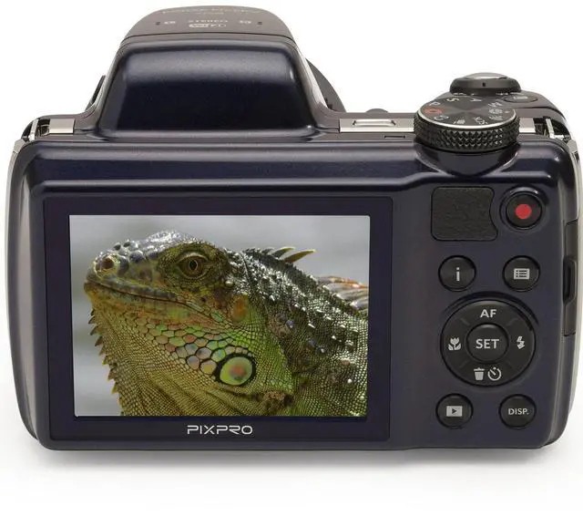 Alt view image 5 of 7 - KODAK PIXPRO AZ528 Astro Zoom BSI-CMOS Bridge Digital Camera - 16MP 52X 1080p Wi-Fi (Midnight Blue)