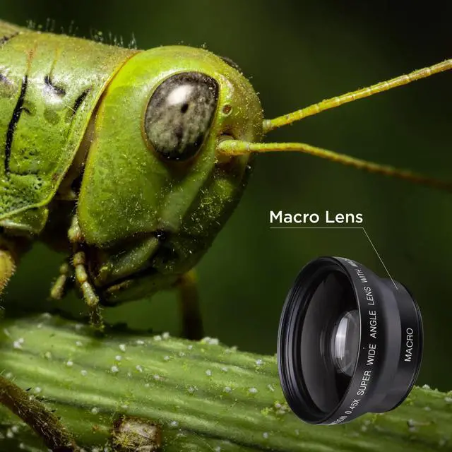 Alt view image 3 of 6 - 4K Digital Camera, 8x Digital Zoom, 3" LED Display, Bonus Macro Lens, Included SD Card