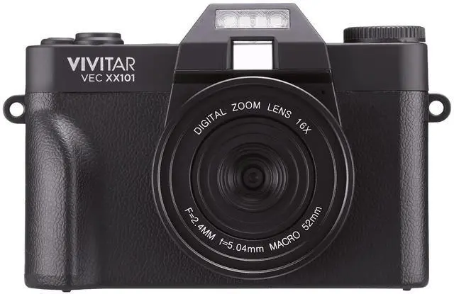 Main image of 4K Digital Camera, 8x Digital Zoom, 3" LED Display, Bonus Macro Lens, Included SD Card