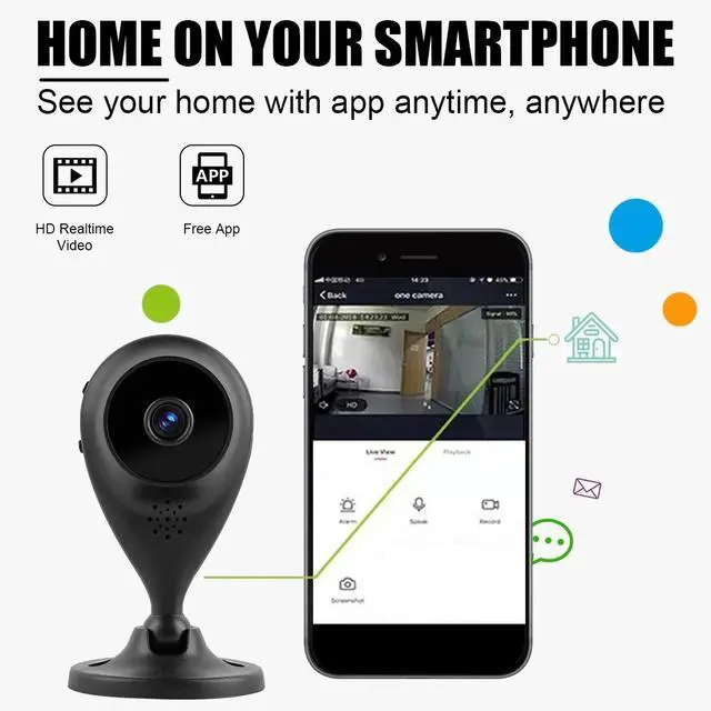 Alt view image 4 of 7 - 1080P Wireless WiFi CCTV Indoor & Outdoor Camera Home Security Night Vision Cam*