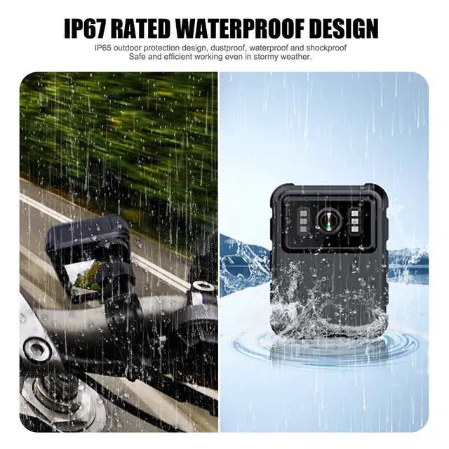 Alt view image 2 of 7 - Portable LCD 1080P Audio Video DVR IR Night Cam Camcorder Police Body Camera