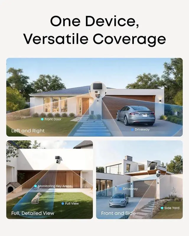 Alt view image 7 of 7 - eufy eufyCam S4 Solar Security Camera Wireless Outdoor 4K UHD Color Night Vision