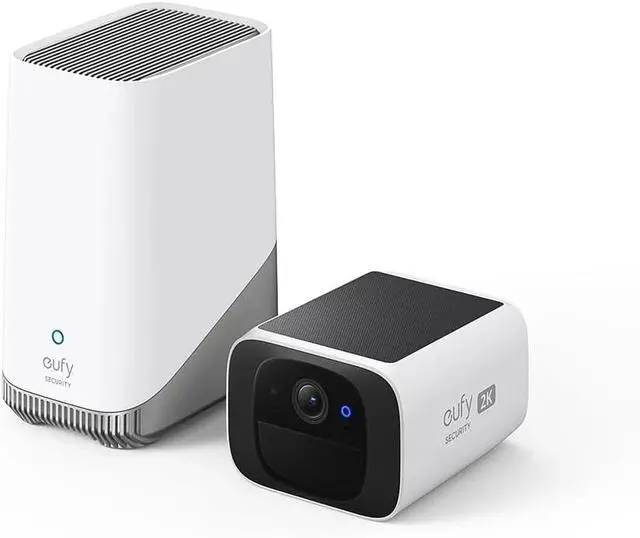 Main image of eufy Solar Security Wireless Outdoor Camera SoloCam S220 2K Wi-Fi & HomeBase 3