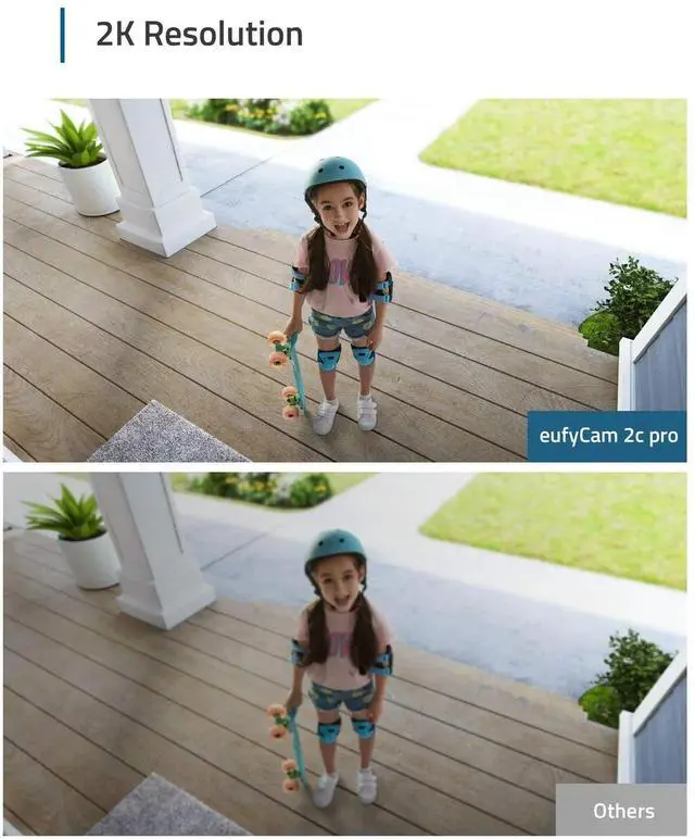 Alt view image 3 of 7 - eufy Smart Wireless Security System 2K Outdoor Camera eufyCam 2C Pro 4-Cam Kit