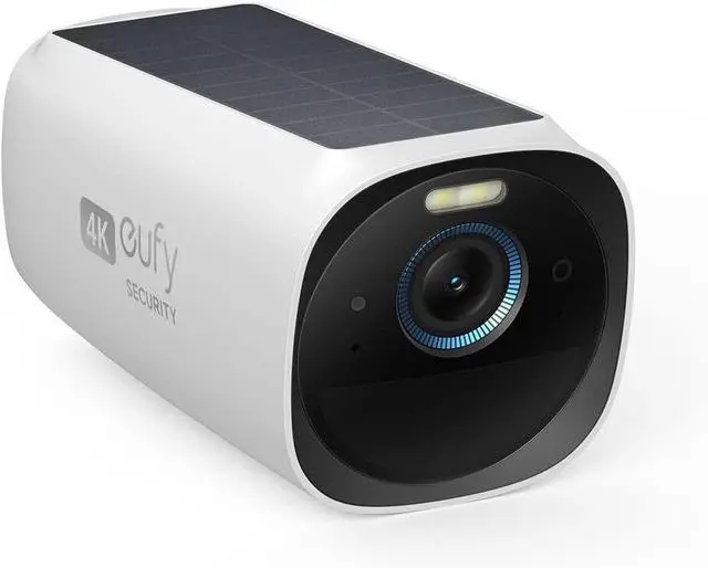 Alt view image 2 of 7 - eufy eufyCam 3 Wireless Security Camera System Solar Battery 4K Spotlight Camera