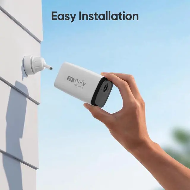 Alt view image 7 of 7 - eufy SoloCam C210 4-Cam Pack Wireless Outdoor Camera 2K Wi-Fi For HomeBase 3