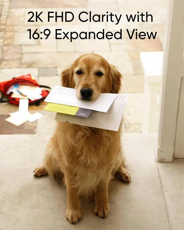 Alt view image 2 of 6 - eufy Wireless Video Doorbell C30 2K FHD Intercom Live Video Call Motion Detect