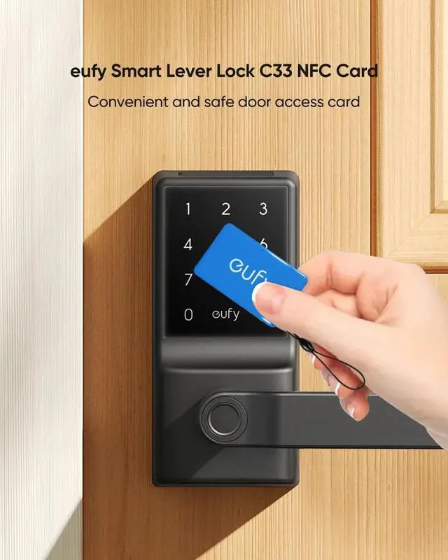Alt view image 2 of 3 - eufy NFC Card 3 Pcs Key Card Access Card Keyless Entry For Smart Lock C33