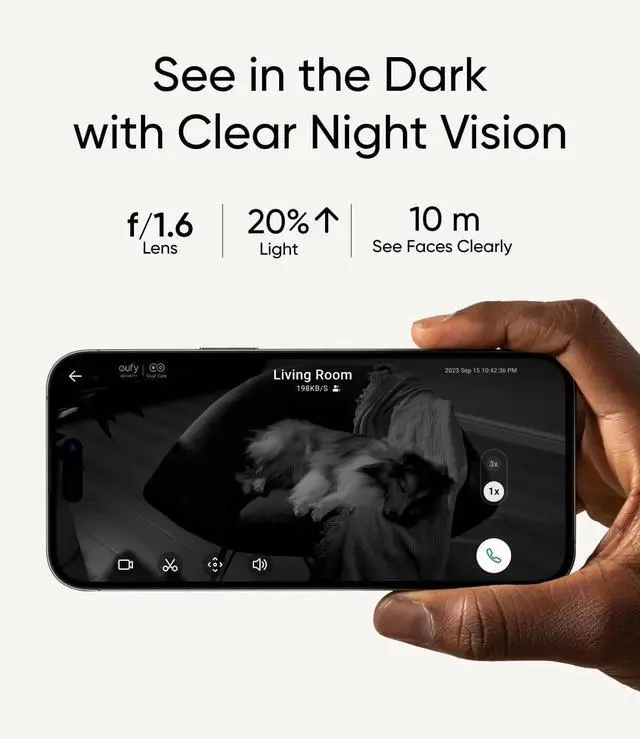 Alt view image 4 of 7 - eufy S350 4K Indoor Security Camera PTZ Dual Cameras +2K Solar Wall Light Camera