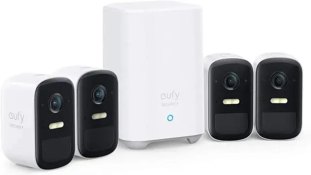 Main image of eufy Security Smart Wireless System w/Alexa 1080P Battery Camera eufyCam 2C Kit