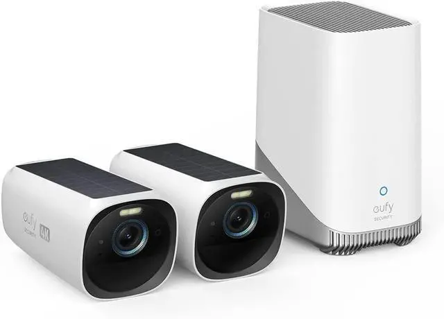 Main image of eufy S330 eufyCam 3 2-Cam Kit 4K Security Camera Outdoor Wireless W/ Solar Panel