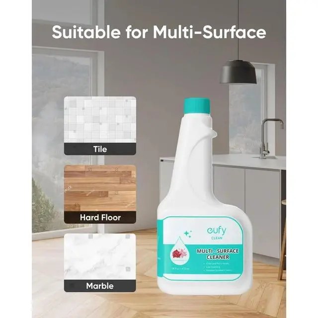 Alt view image 5 of 7 - eufyRoboVacX10ProOmniwith Official2BottleFloorCleaningSolution