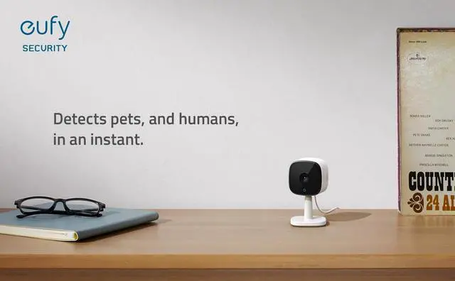 Alt view image 6 of 7 - eufy Security 2K Indoor Cam Plug-in Security Indoor IP Camera Wi-Fi Human Pet AI