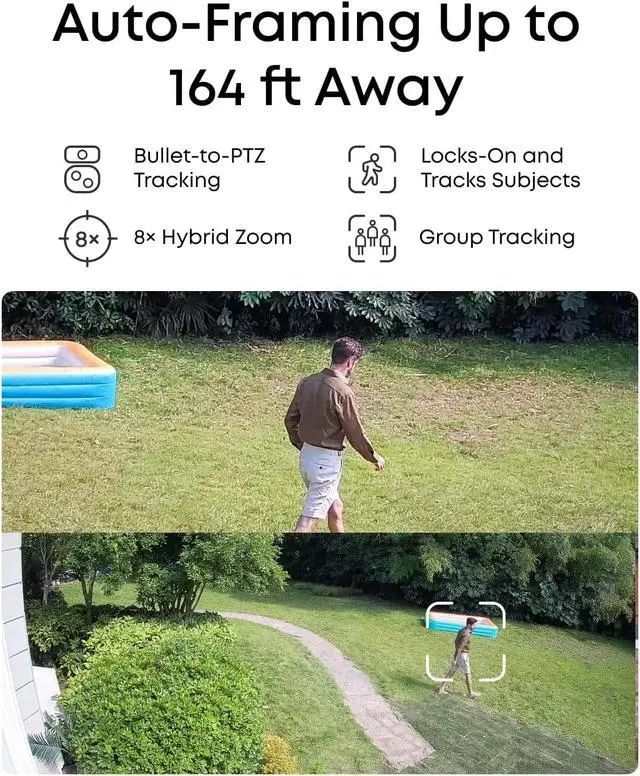 Alt view image 6 of 7 - eufy PoE NVR Security Camera System S4, 2 Bullet-PTZ Cams, 2 Bullet Cams, 360°