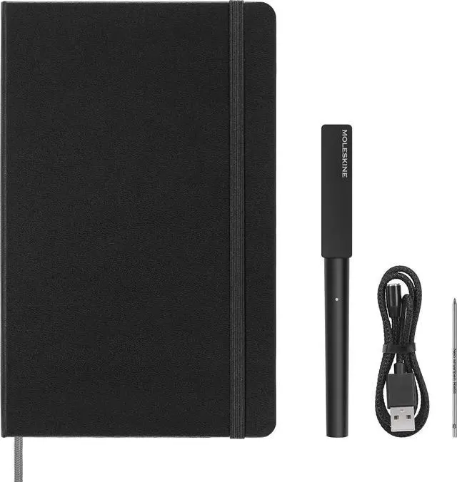 Main image of Moleskine Smart Writing Set with Improved Battery 2024 Edition | Smart Notebook & Smart Pen for Digital Note-Taking | Works Notes App Smart Notebooks Only