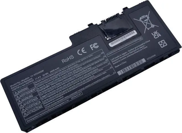 Alt view image 4 of 6 - CF-VZSU0QW Laptop Battery Compatible with ToughBook CF-20 MK1 Toughpad FZ-A2 CF-VZSU0QJS CF-VZSU0QK CF-VZSU0QR - 11.4V 30Wh