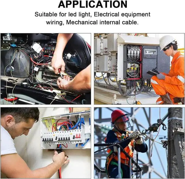 Alt view image 2 of 7 - 10 Gauge Wire - iGreely 30 FT 10/2 Gauge Tinned Copper Low Voltage Wire Electrical Wire Cable for Solar Panel Car Audio Automotive Trailer Marine Harness Wiring 10AWG 30Ft