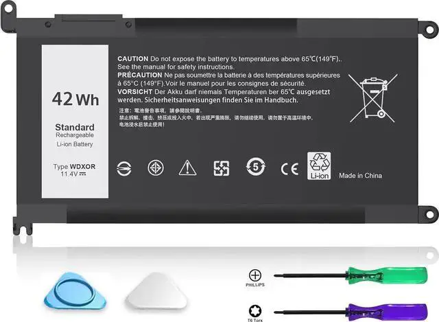 Main image of WDX0R Laptop Battery for dell Inspiron 15 5000 7000 5368 5378 5379 5567 5579 5580 5765 5767 5770 5775 7560 7570 17 5765 5767 5775 13 5378 5368 7375 7368 7378 Series Vostro WDXOR 5468 5568 P69G 3CRH3