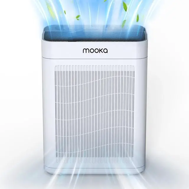 Main image of MOOKA 2200 Sq ft Air Purifier, HEPA Air Filter for Home Large Room Double-Sided