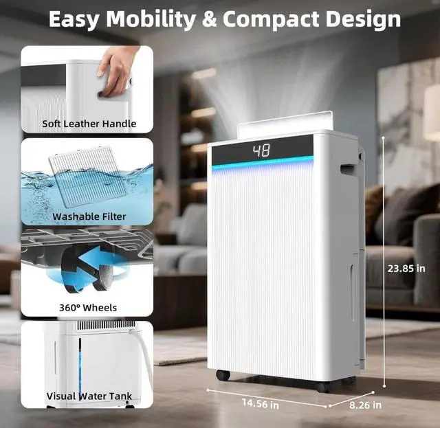 Alt view image 3 of 6 - 5500 Sq.Ft Dehumidifier