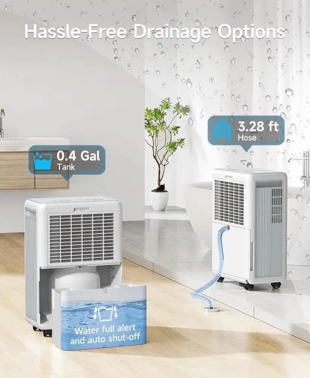 Alt view image 4 of 7 - 2000 Sq. Ft Dehumidifier for Basement, 30 Pint Dehumidifiers for Home, Bedroo...