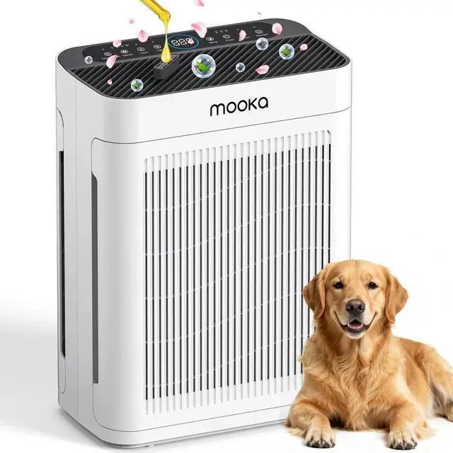Main image of Home Air Purifier for Large Room Pet Smoke Odor Dust H13 HEPA Filter 2200Sq Ft