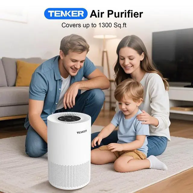 Alt view image 5 of 7 - Home True HEPA Filter Air Purifiers Large Room Air Cleaner for Room 1350 Ft² NEW