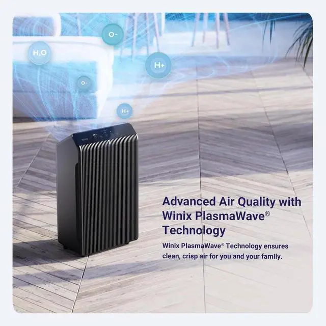 Alt view image 2 of 7 - Air Purifier for Large Rooms up to 1881 Ft², True HEPA, Carbon Filter, App