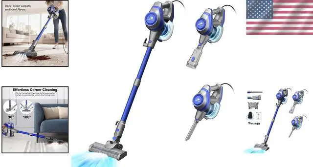 Alt view image 3 of 7 - Lightweight Stick Vacuum with Flexible Brush Head