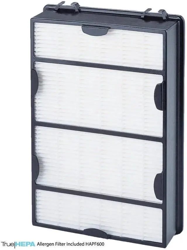 Alt view image 4 of 4 - Holmes Large Room Allergen Remover Air Purifier Console With True HEPA Filter