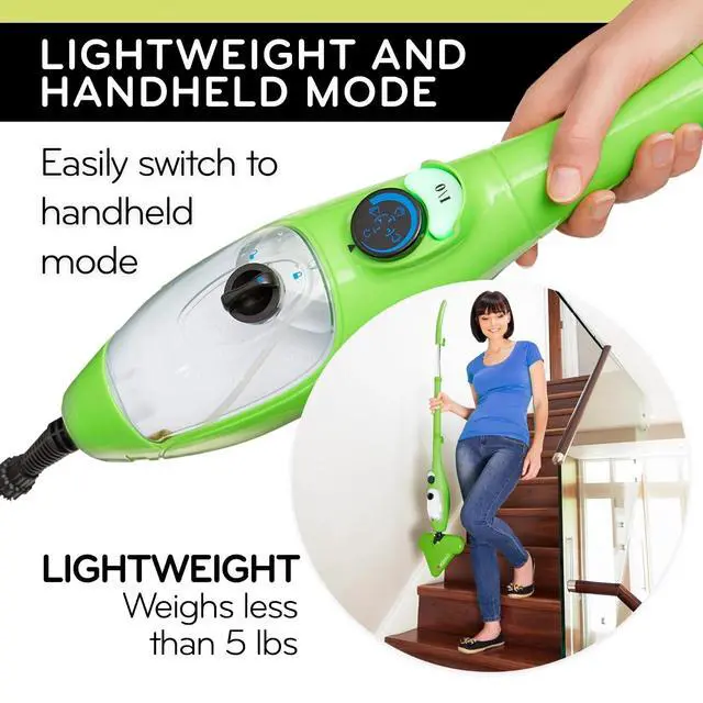 Alt view image 5 of 7 - H2O MOP X5 Floor Steam Mop and Handheld Steam Cleaner