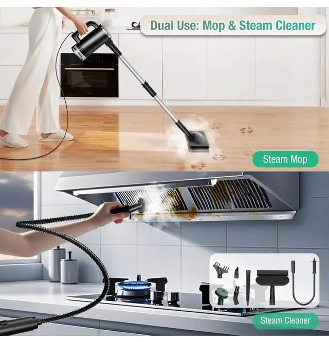 Alt view image 3 of 7 - 11-in-1 Steam Mop