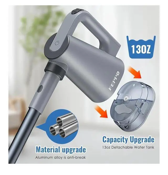 Alt view image 7 of 7 - Steam Mop with Detachable Handheld Steam Cleaner for Home and Floor Cleaning, 10