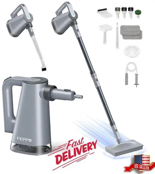 Main image of Steam Mop with Detachable Handheld Steam Cleaner for Home and Floor Cleaning, 10