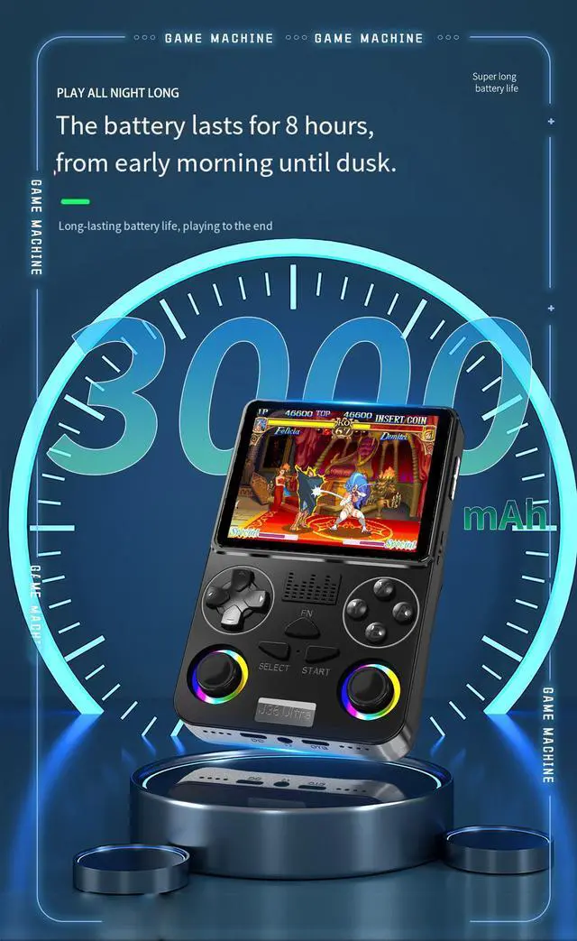 Alt view image 7 of 7 - Global battle PSP games Android handheld game console portable retro arcade games nostalgic J36 black 64G