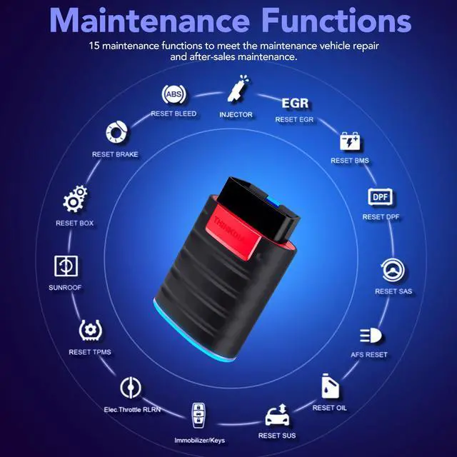 Alt view image 7 of 7 - WUSU OBD2 Car Fault Diagnostic Scanner by StarCard