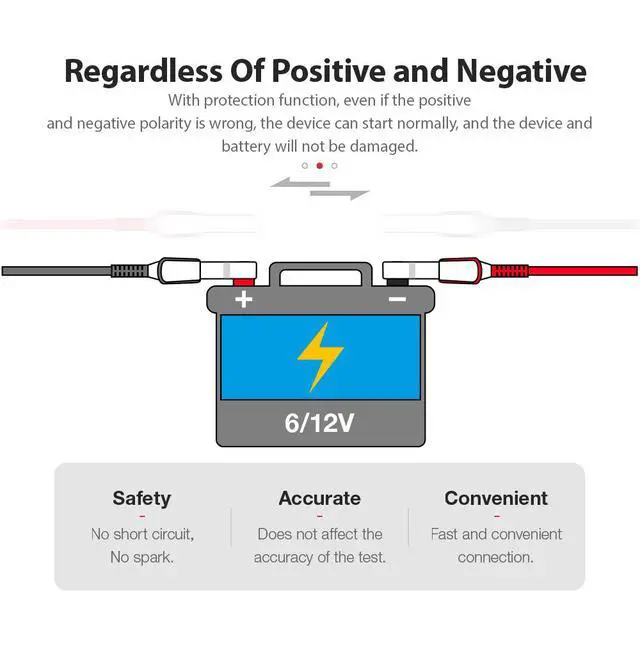 Alt view image 3 of 7 - 6V/12V Car Battery Tester, Analyzer, Battery Tester, Test Instrument