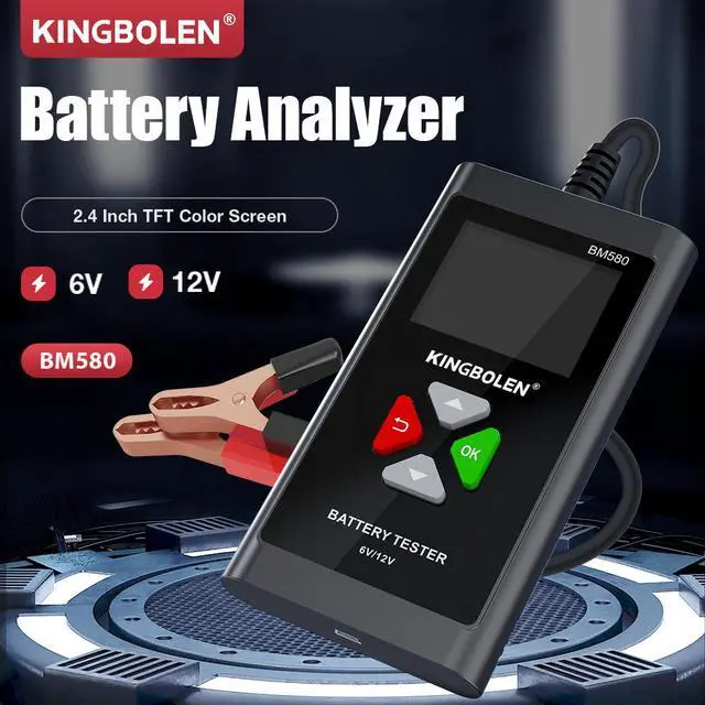 Alt view image 7 of 7 - 6V/12V Car Battery Tester, Analyzer, Battery Tester, Test Instrument