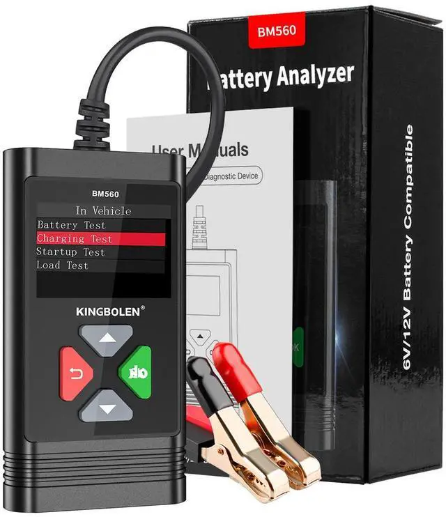 Main image of Automobile battery analyzer, battery detector, multilingual battery detector, 6V/12V, multilingual