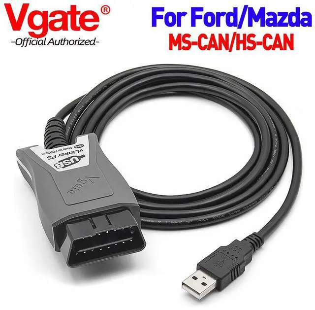 Main image of Vgate Vlinker FS ELM327 USB OBD2 Car Diagnostic Tool for Ford FORScan OBD2 Automotive Scanner MS/HS CAN for Mazda PK OBDLink EX