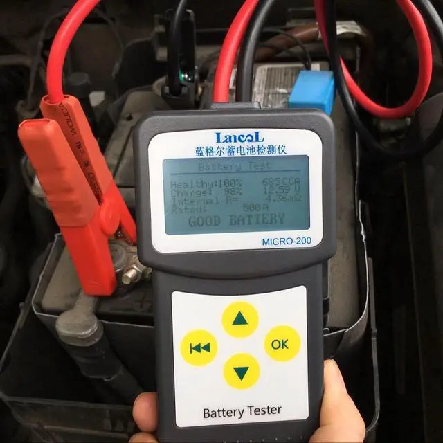 Alt view image 3 of 4 - Bergel MICRO-200 Automobile Battery Tester AGM Battery Internal Resistance Tester