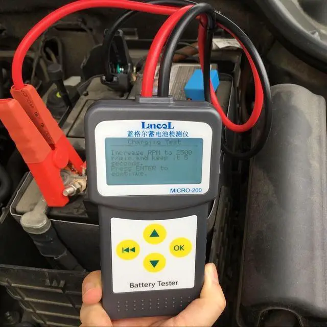 Alt view image 2 of 4 - Bergel MICRO-200 Automobile Battery Tester AGM Battery Internal Resistance Tester