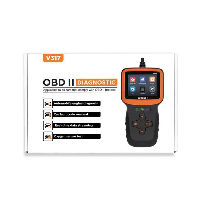 Alt view image 3 of 7 - OBD2 vehicle fault detector - Engine fault detection tool V317 - Vehicle code reading card